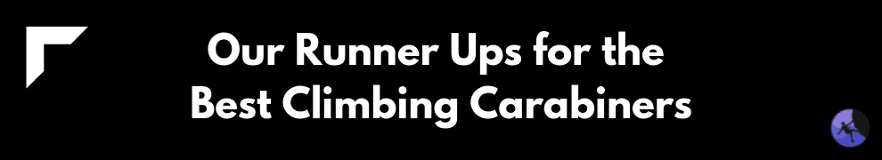 Our Runner Ups for the Best Climbing Carabiners