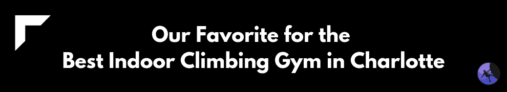 Our Favorite for the Best Indoor Climbing Gym in Charlotte