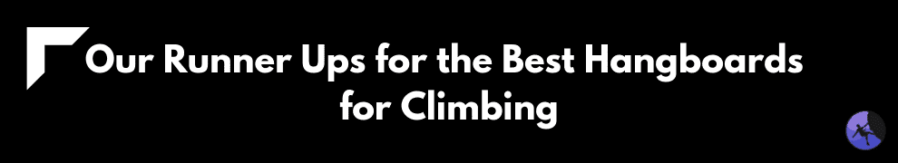 Our Runner Ups for the Best Hangboards for Climbing