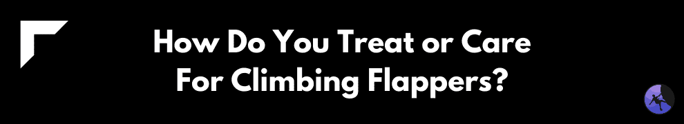 How Do You Treat or Care For Climbing Flappers?