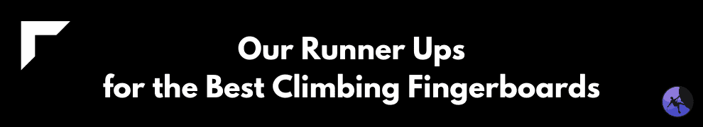 Our Runner Ups for the Best Climbing Fingerboards